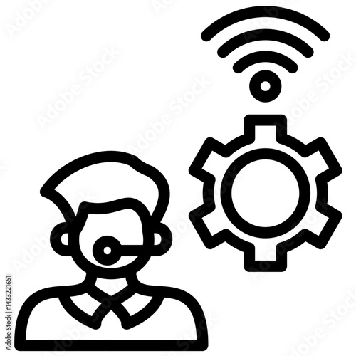 Telecommuting Icon