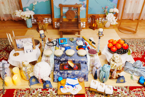 Decorations for the Korean First Birthday Party. 