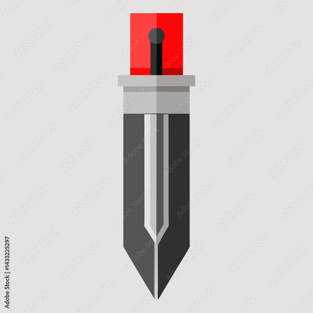 Obraz premium pencil icon vector illustration