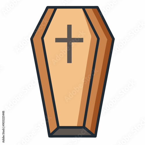 golden cross on a black background