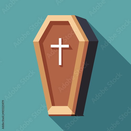 vector illustration of a cross