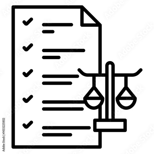 Legal Compliance Icon