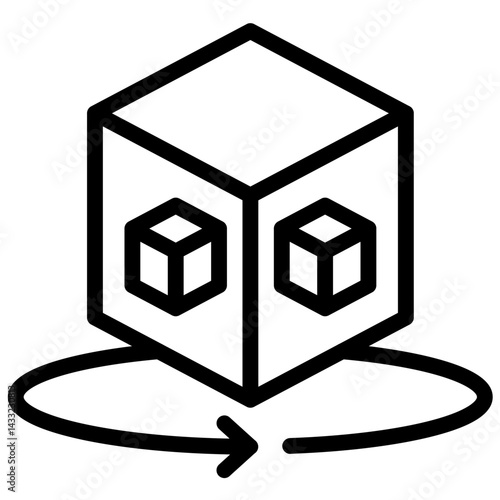 3D Object Icon