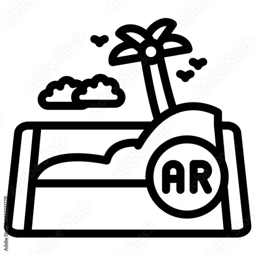 Ar Tourism Icon