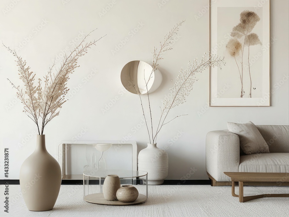 Obraz premium modern lining room interior