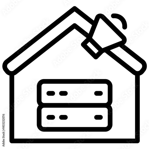 Marketing Data Warehouse Icon