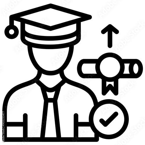 Postgraduate Student Icon