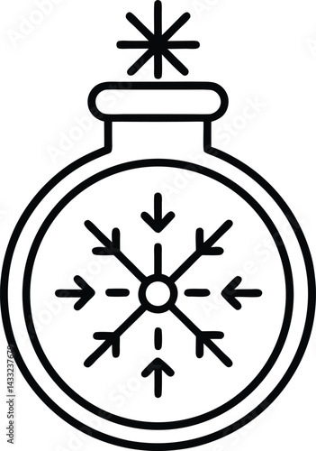 vector illustration of a compass