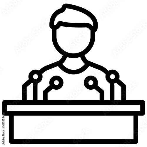 Press Conference Icon