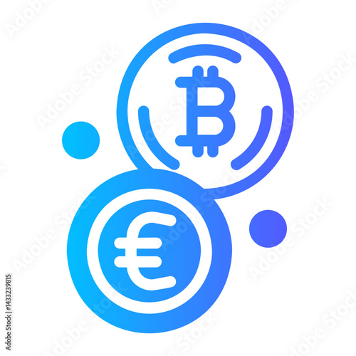 transaction gradient icon
