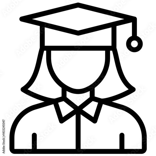 Student Female Icon