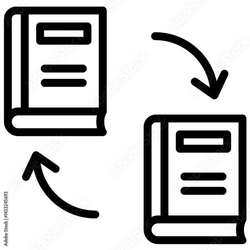 Literature Exchange Icon
