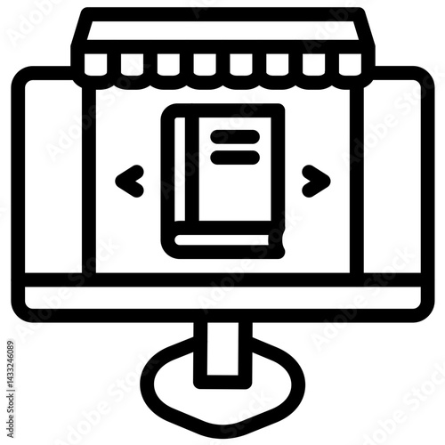 Ebook Bookstore Icon