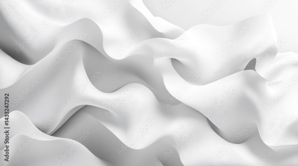 Obraz premium Minimalist White and Gray Abstract Texture