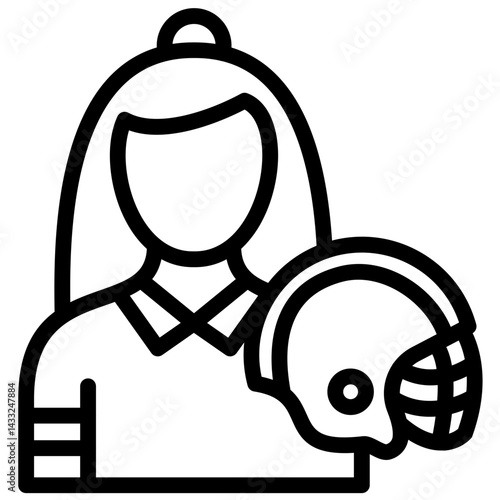 Goalie Female Icon