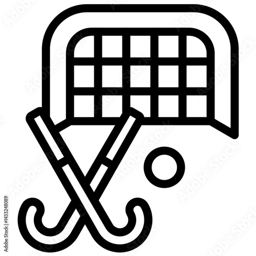 Field Hockey Icon