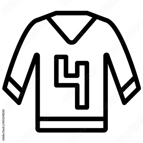 Field Hockey Jersey Icon