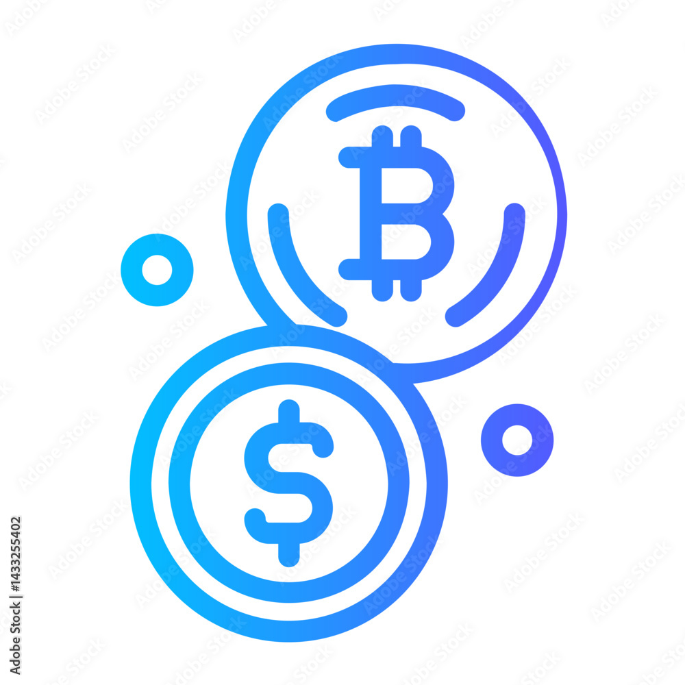 transaction gradient icon transaction gradient icon