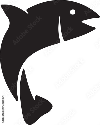  fish simple icon. Vector ICON all icon Viktor