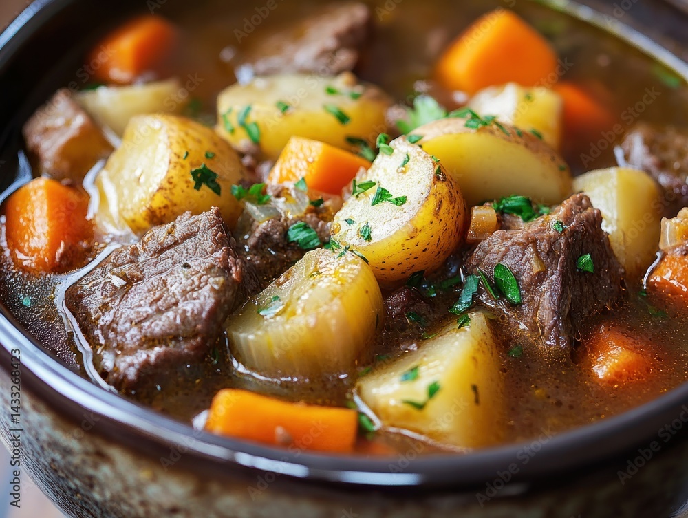 Beef stew with potatoes and carrots Beef stew with potatoes and carrots
