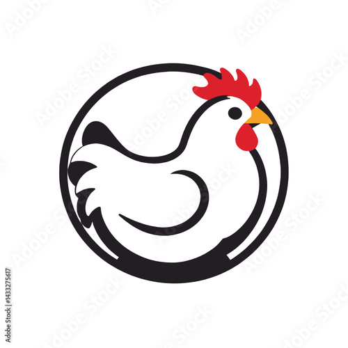 Chicken-Logo-Farm-Fresh-Poultry-Design-Vector-Illustration