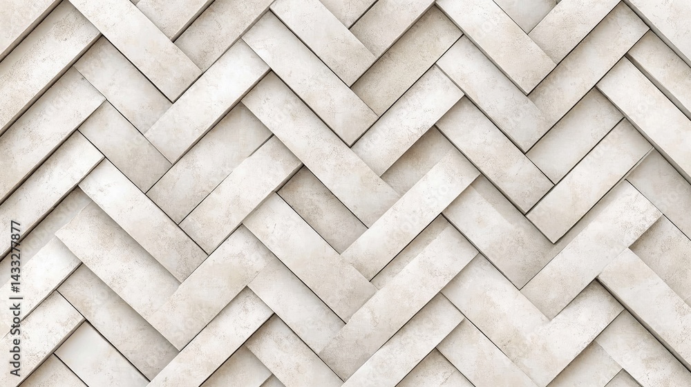 Subtle tone-on-tone herringbone texture in cream, modern pattern Subtle tone-on-tone herringbone texture in cream, modern pattern