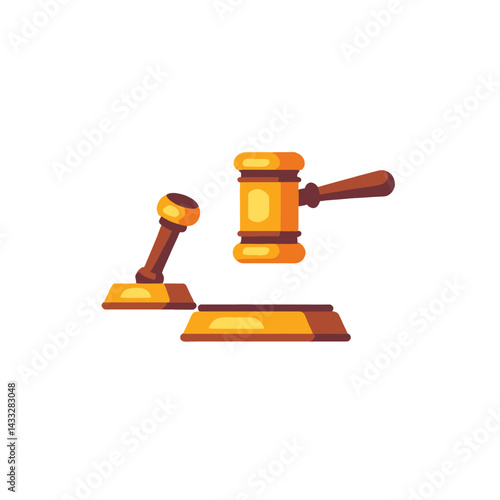 Gavel_and_Sound_Block_Illustration_Justice_Law_Auction_Judgment