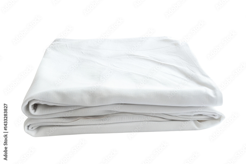 Soft Folded White Tee Shirt Product Shot Soft Folded White Tee Shirt Product Shot