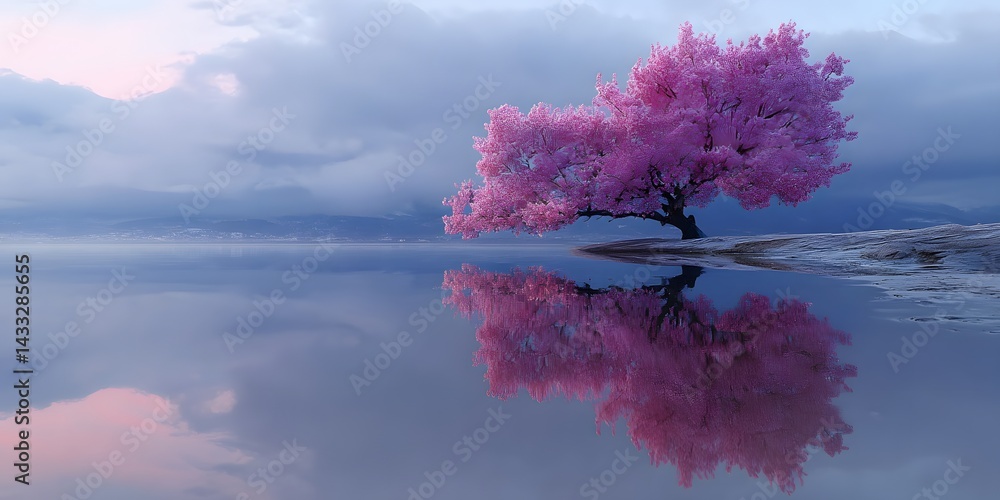 Fototapeta premium High definition natural scenery pictures of lake water