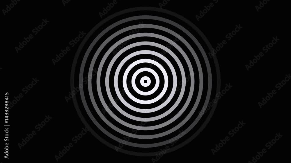 Animation of circular electric wave spreading with transparent channel. Radio Waves in Circle Form, Radio wave signal animated background. Animation of circular electric wave spreading with transparent channel. Radio Waves in Circle Form, Radio wave signal animated background.