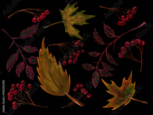 autumn leaves background