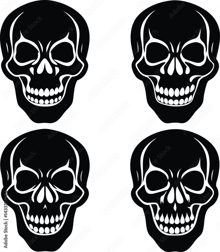 skull and crossbones vector illustration skull and crossbones vector illustration
