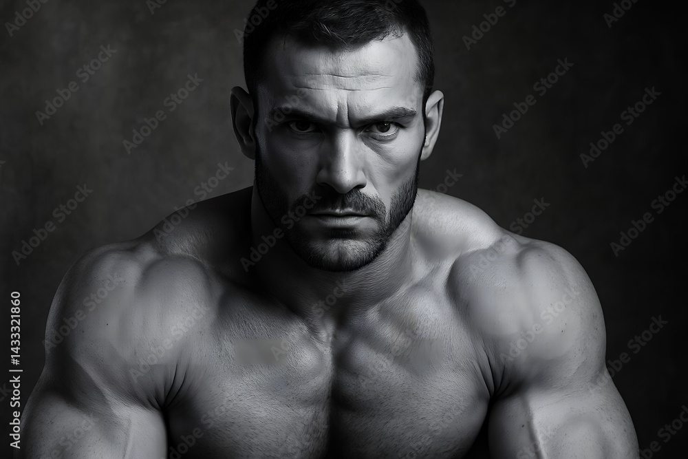 Fototapeta premium handsome muscular man