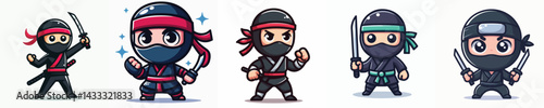 vector of a ninja