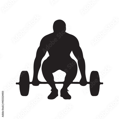 Health and Fitness Silhouettes for Workout Design