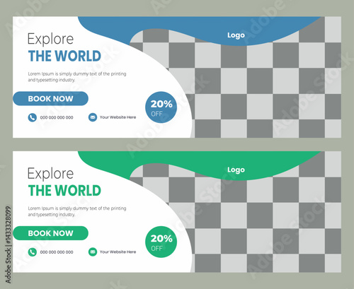  Travel facebook cover template
