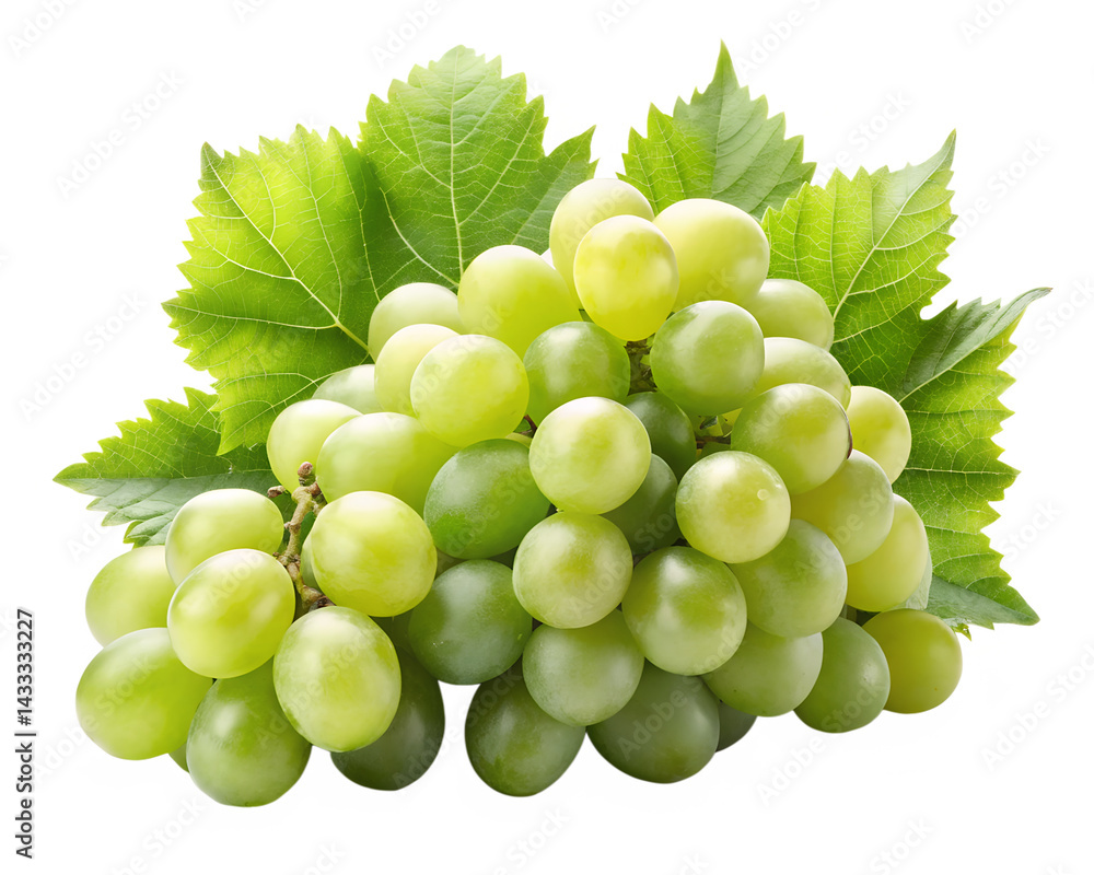 Obraz premium bunch of green grapes