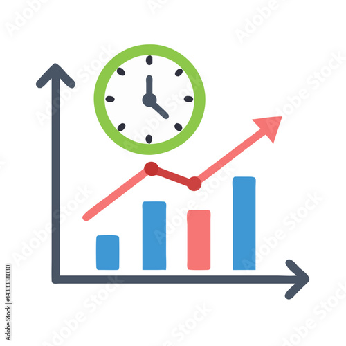 Time Is Money: Chart Showing Business Growth Over Time