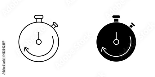Fasting time icon vector illustration for web, ui designs