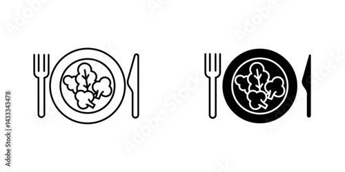 Healthy food icon vector illustration for web, ui designs