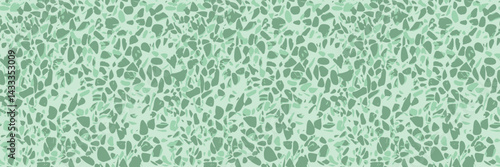 Obraz na płótnie Seamless green terrazzo pattern with marble texture. Modern abstract vector design w salonie