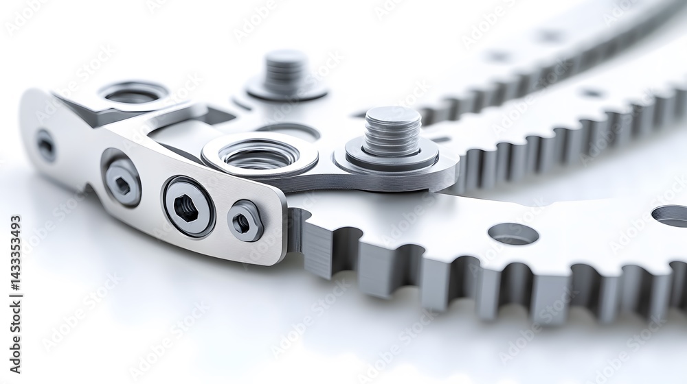 Precision Metal Gears Closeup. Precision Metal Gears Closeup.
