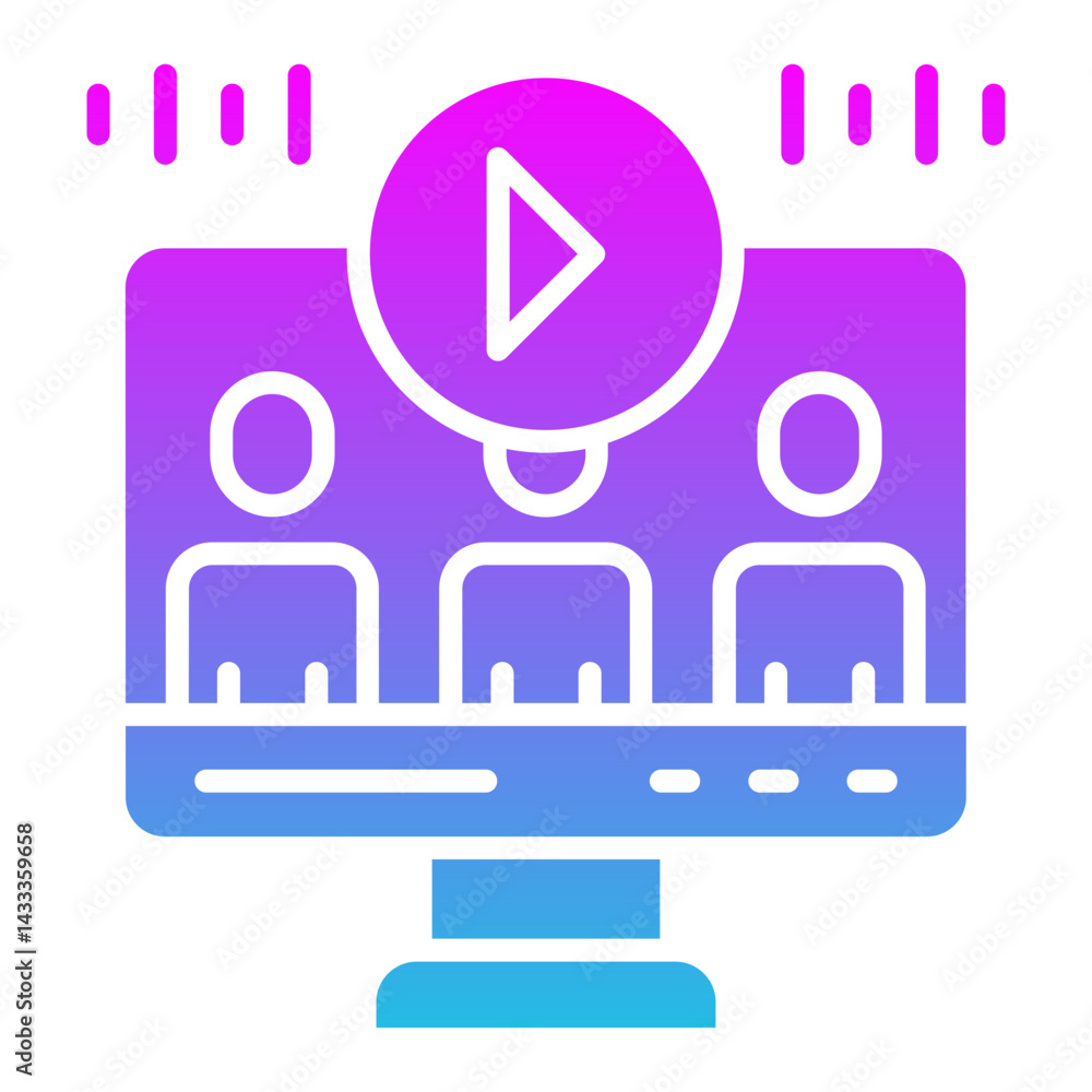 Video Content Icon Video Content Icon