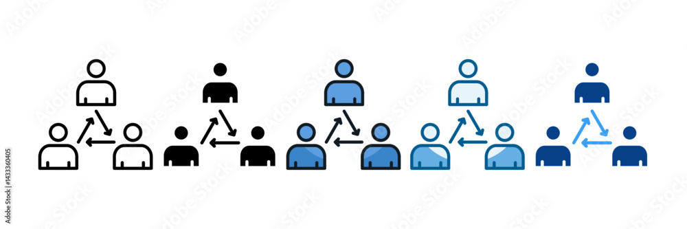 Lean Management Icon Set Multiple Style Collection Lean Management Icon Set Multiple Style Collection