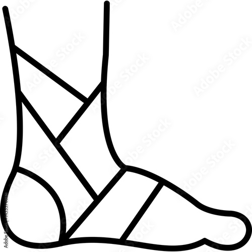 Ankle Support Icon