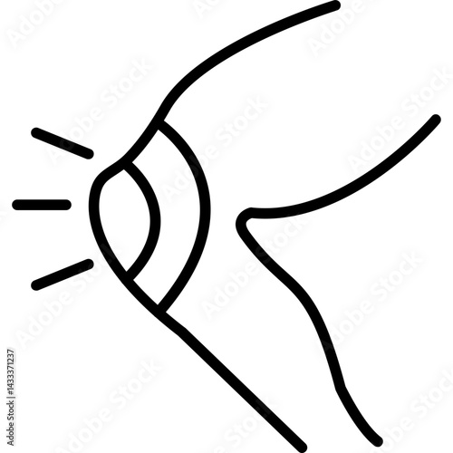 Knee Rehabilitation Icon