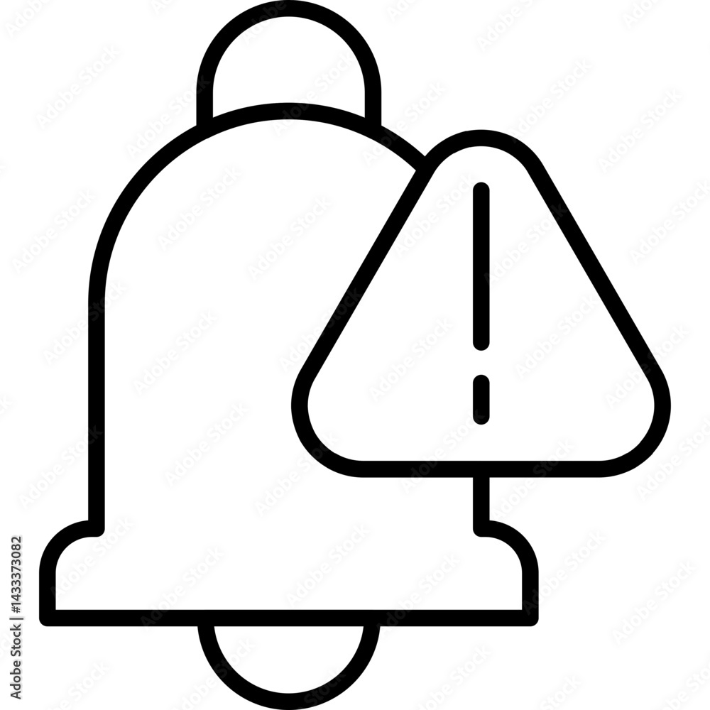 Obraz premium Alerts and Warnings Icon
