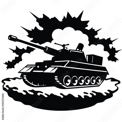 tank vector illustration