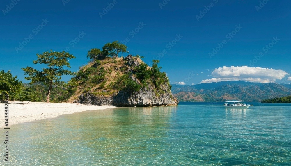 Obraz premium Tropical island paradise (1)