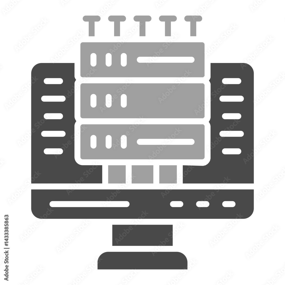 Fototapeta premium Servers Icon